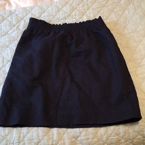 Navy jcrew skirt